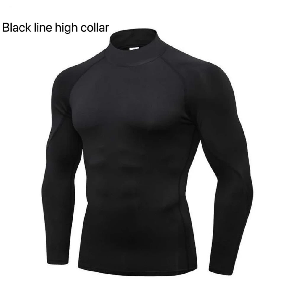 Men's Turtleneck Compression Shirt