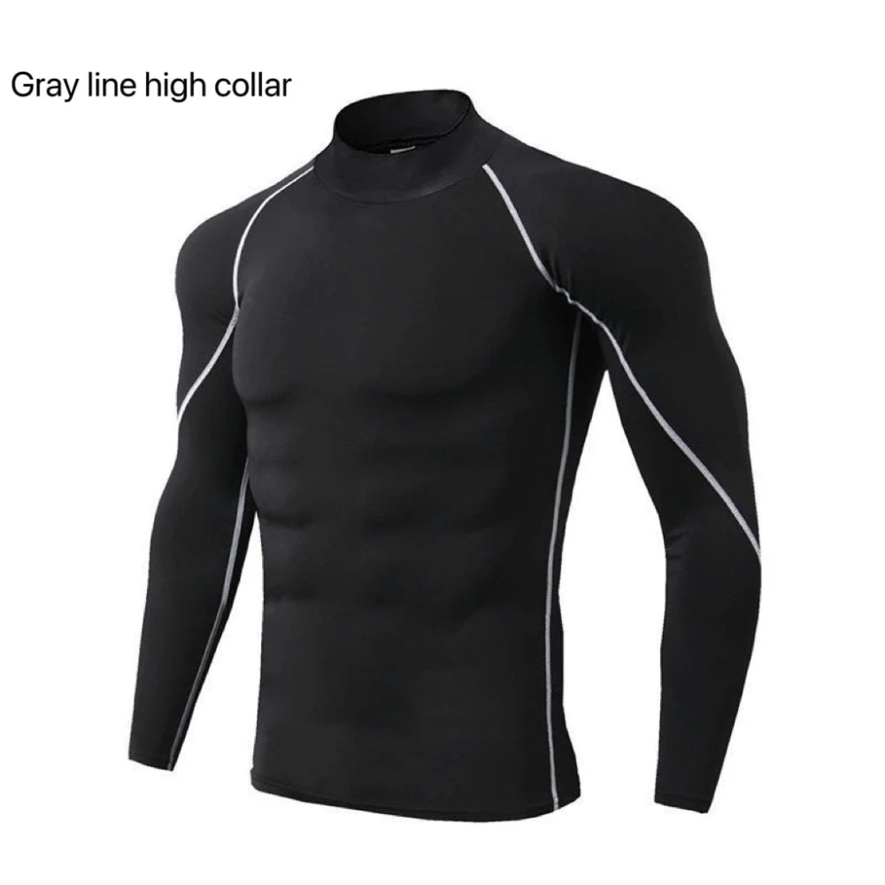 Men's Turtleneck Compression Shirt