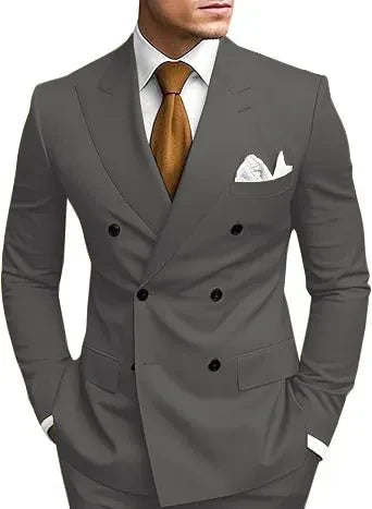 Men's Double-Breasted Suit