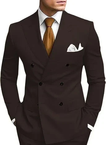 Men's Double-Breasted Suit