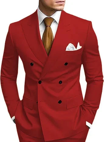 Men's Double-Breasted Suit