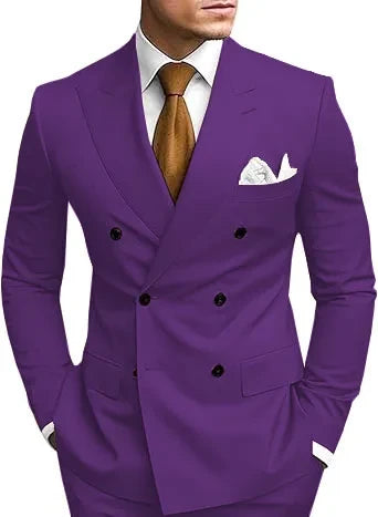 Men's Double-Breasted Suit
