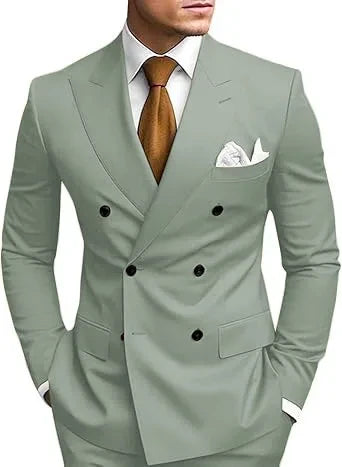 Men's Double-Breasted Suit