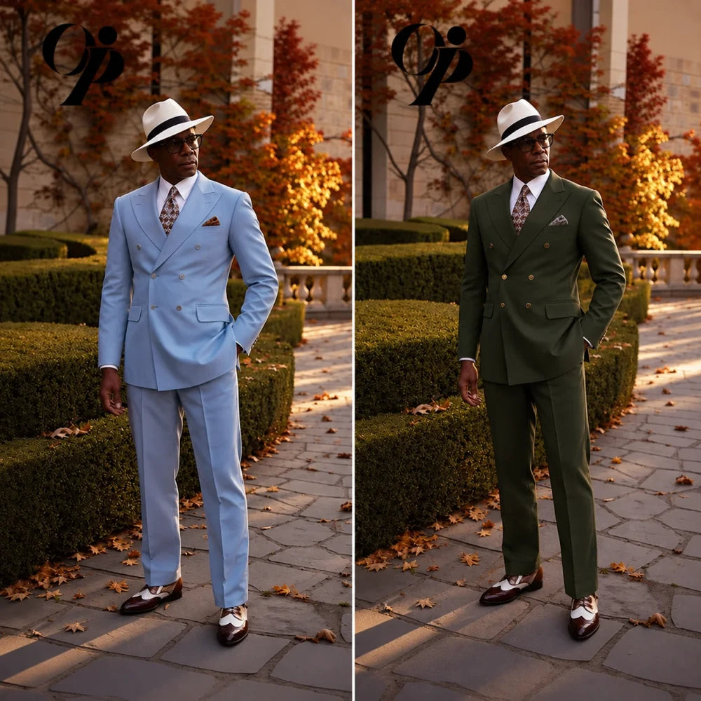 Men's Off-White Suit