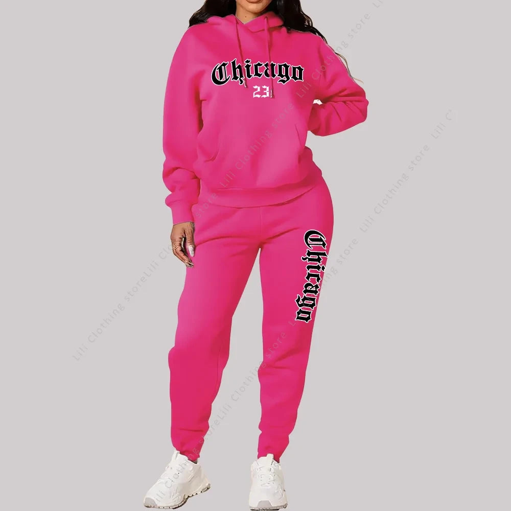 Graphic Letter Print Tracksuit