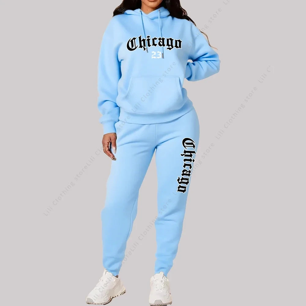Graphic Letter Print Tracksuit