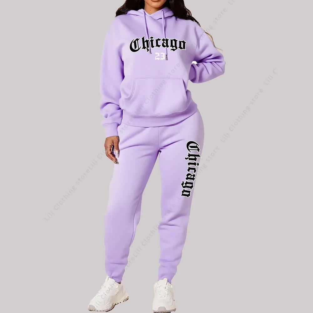 Graphic Letter Print Tracksuit