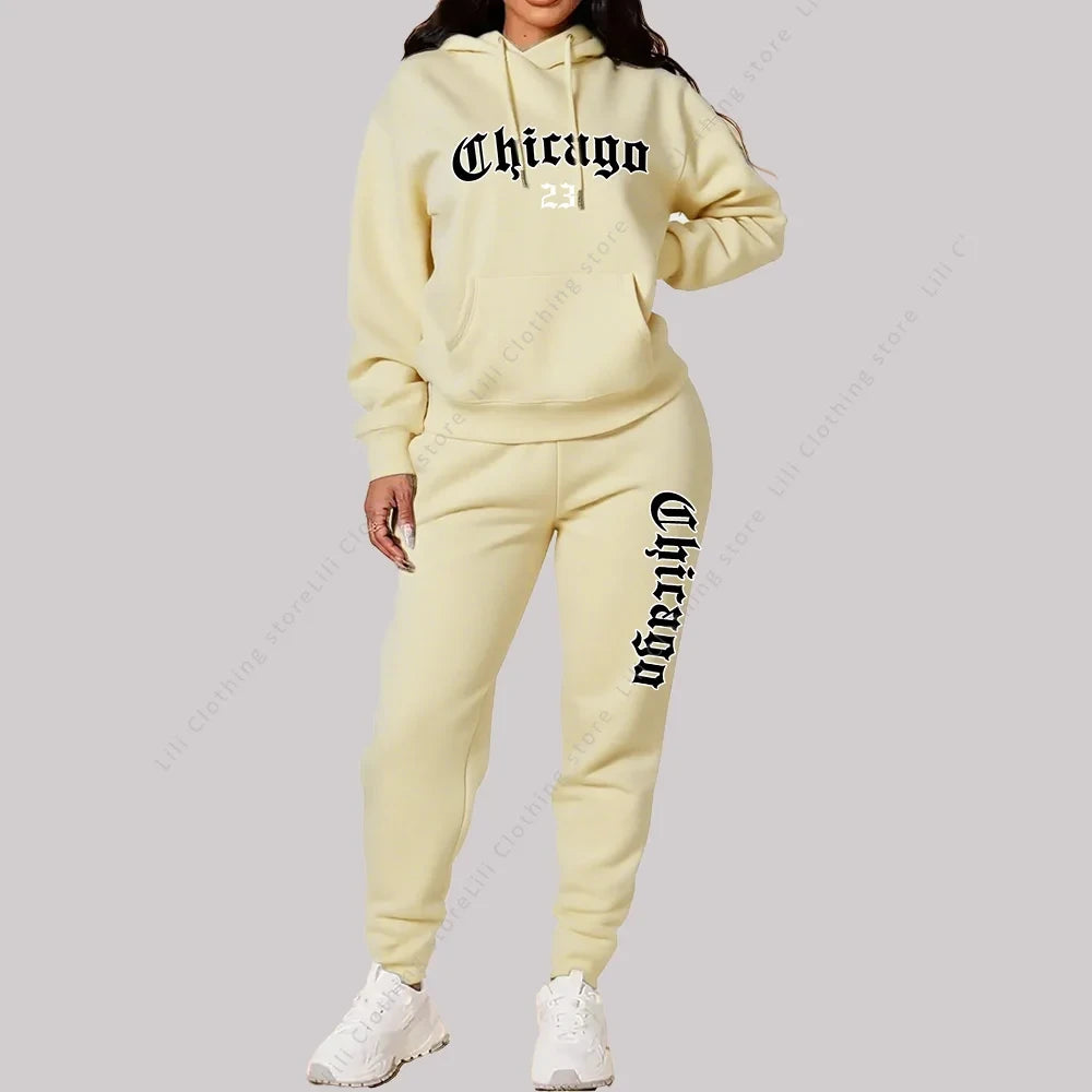 Graphic Letter Print Tracksuit