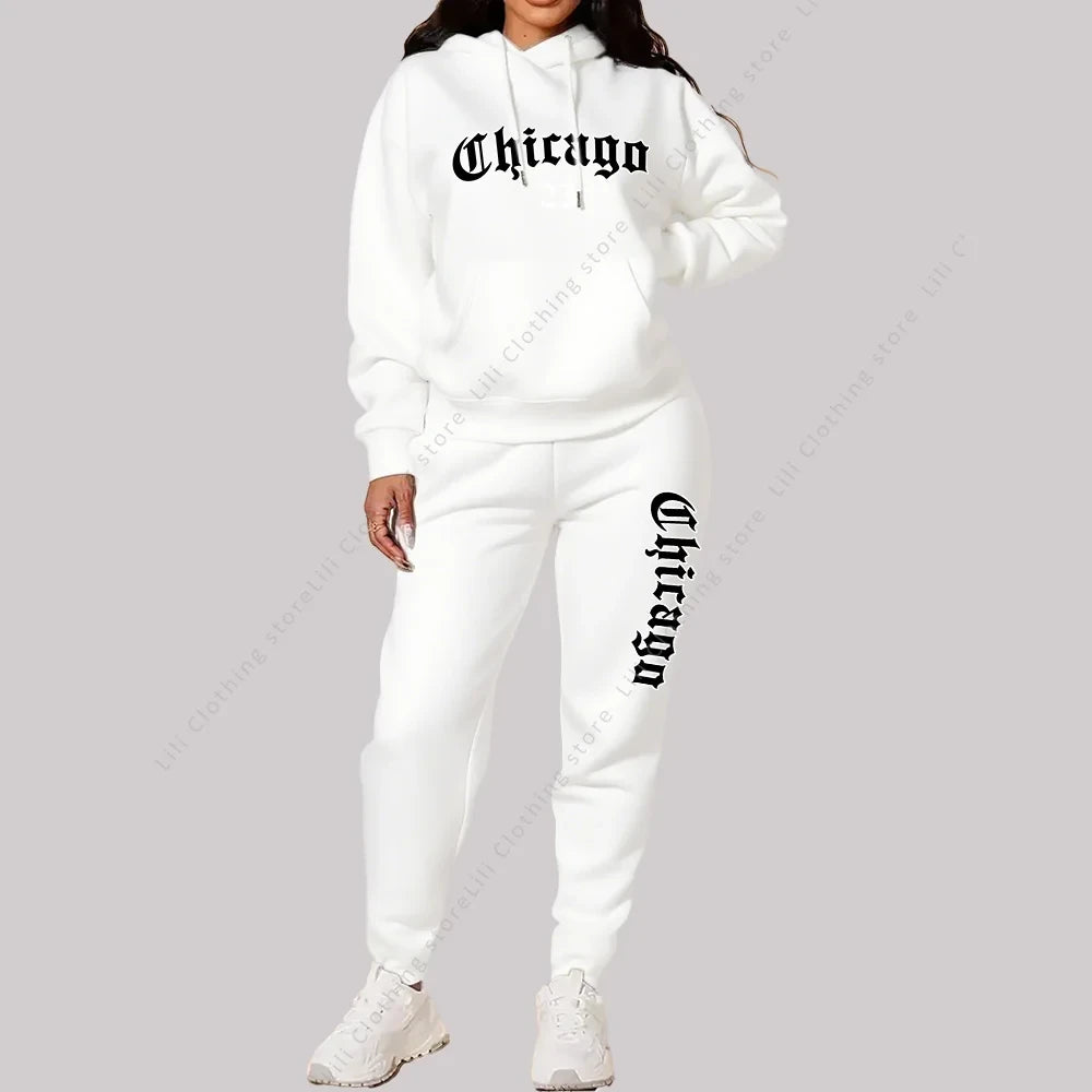 Graphic Letter Print Tracksuit