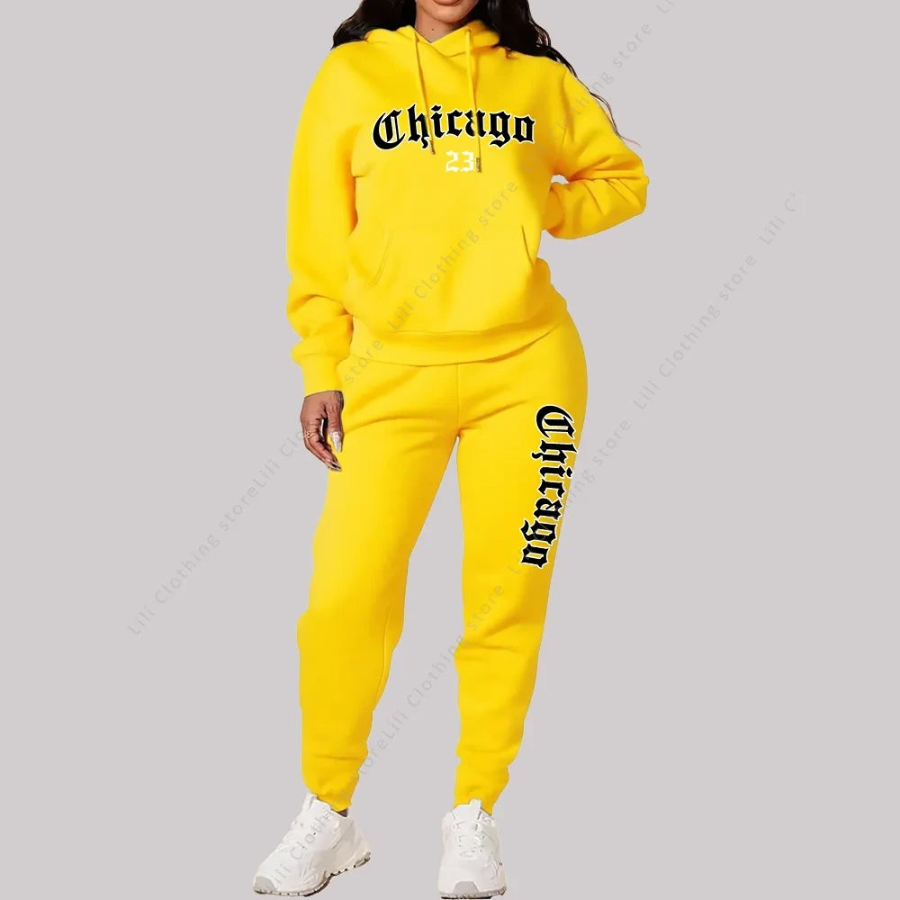 Graphic Letter Print Tracksuit