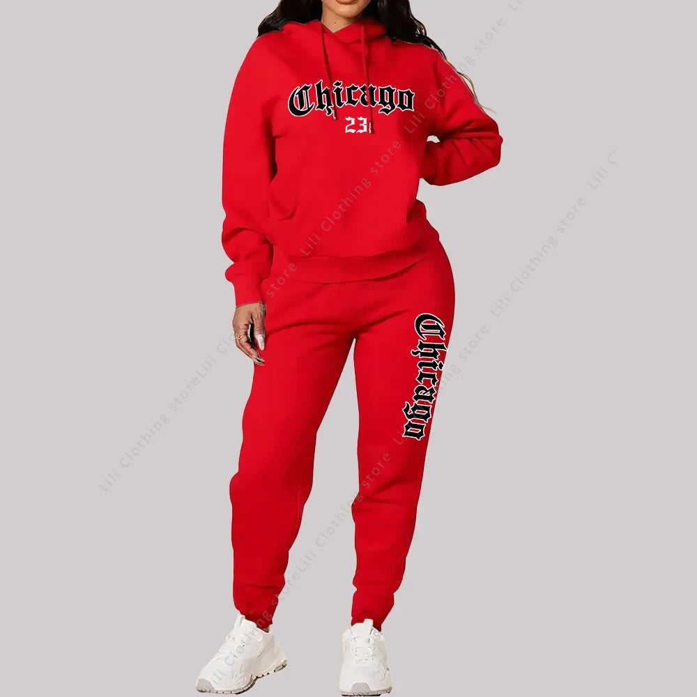 Graphic Letter Print Tracksuit