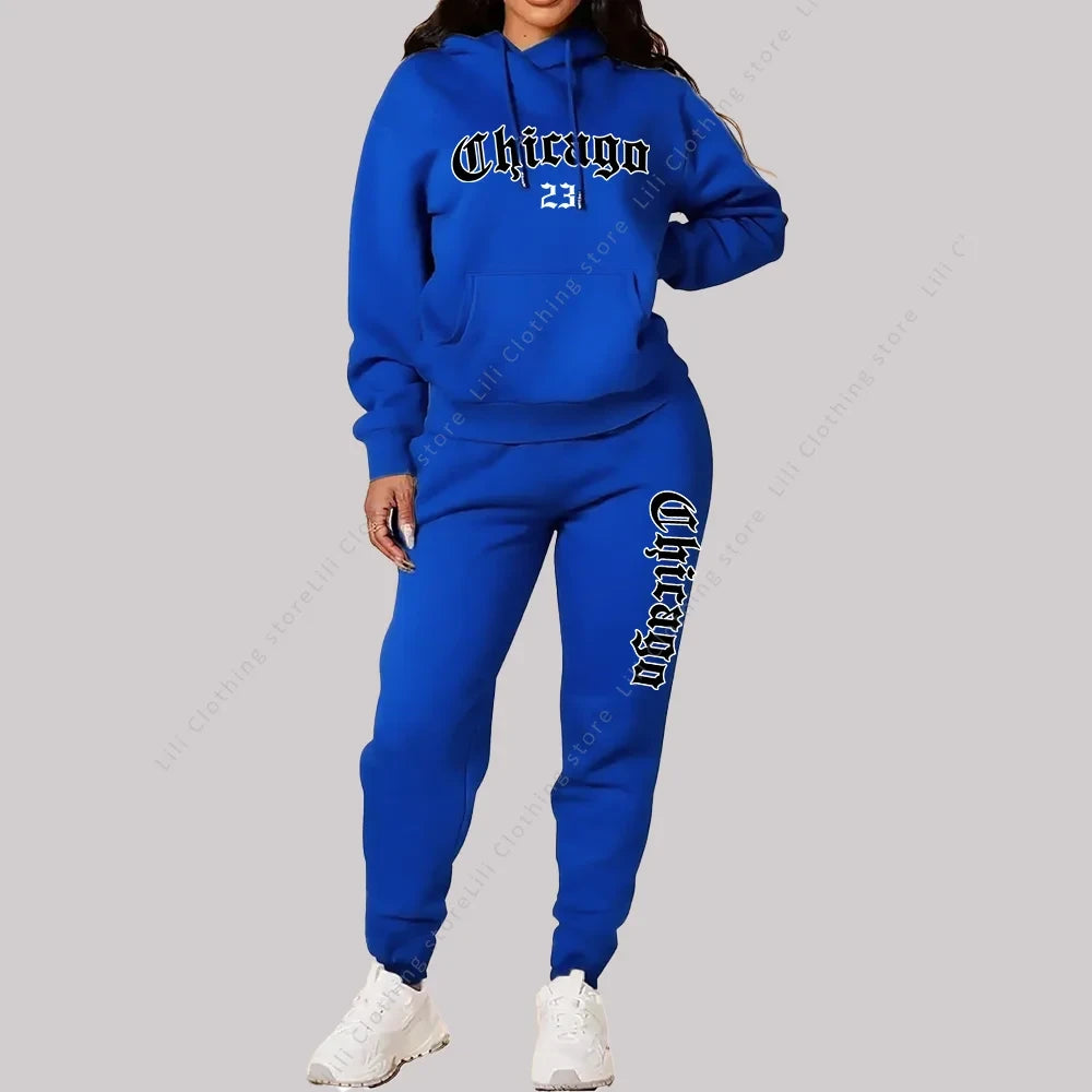 Graphic Letter Print Tracksuit