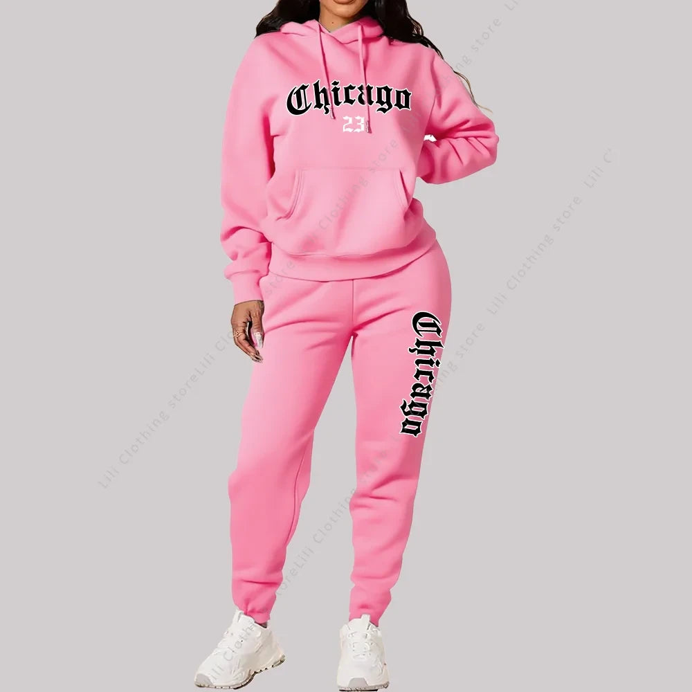 Graphic Letter Print Tracksuit