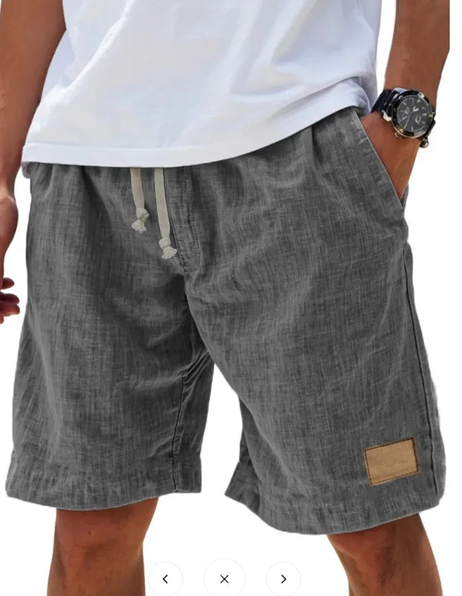 Retro Linen Shorts