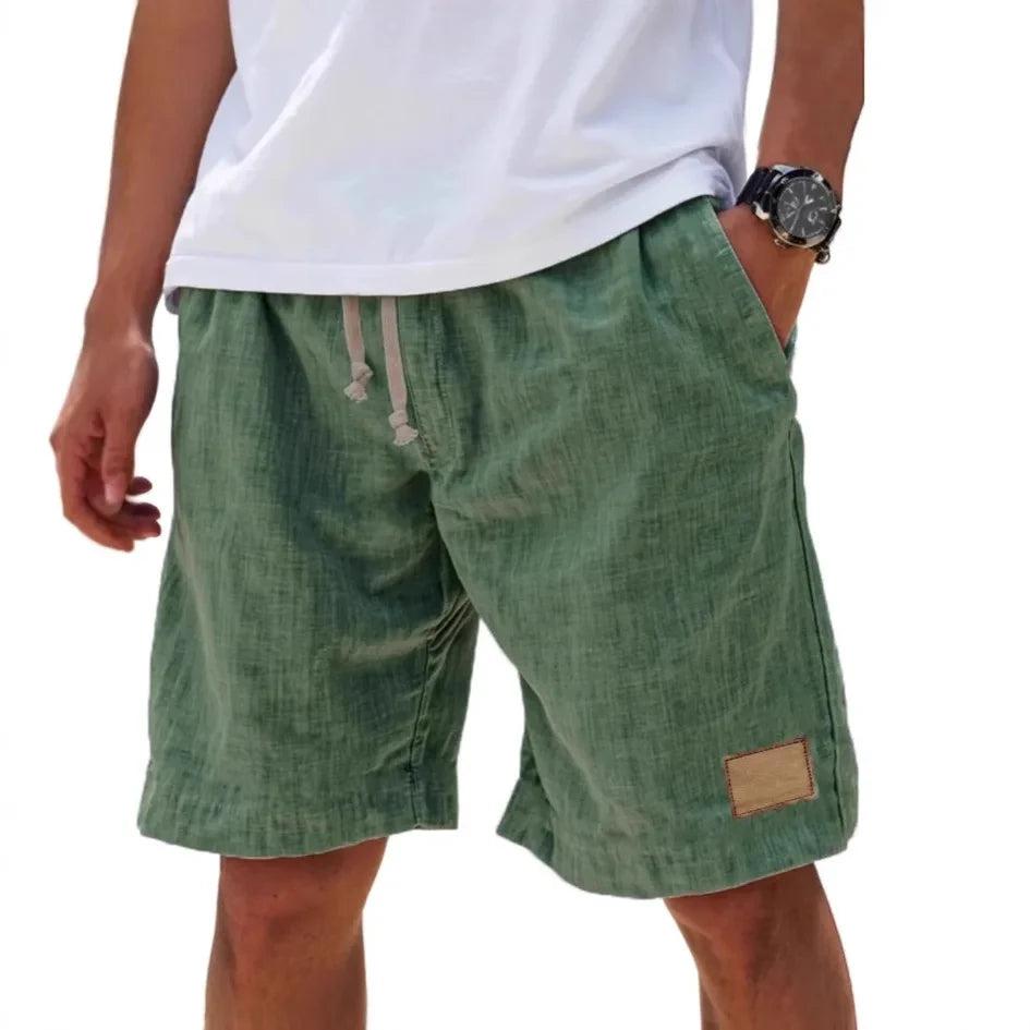 Retro Linen Shorts