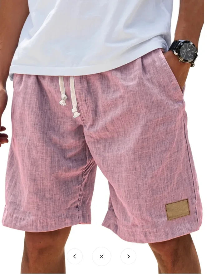Retro Linen Shorts