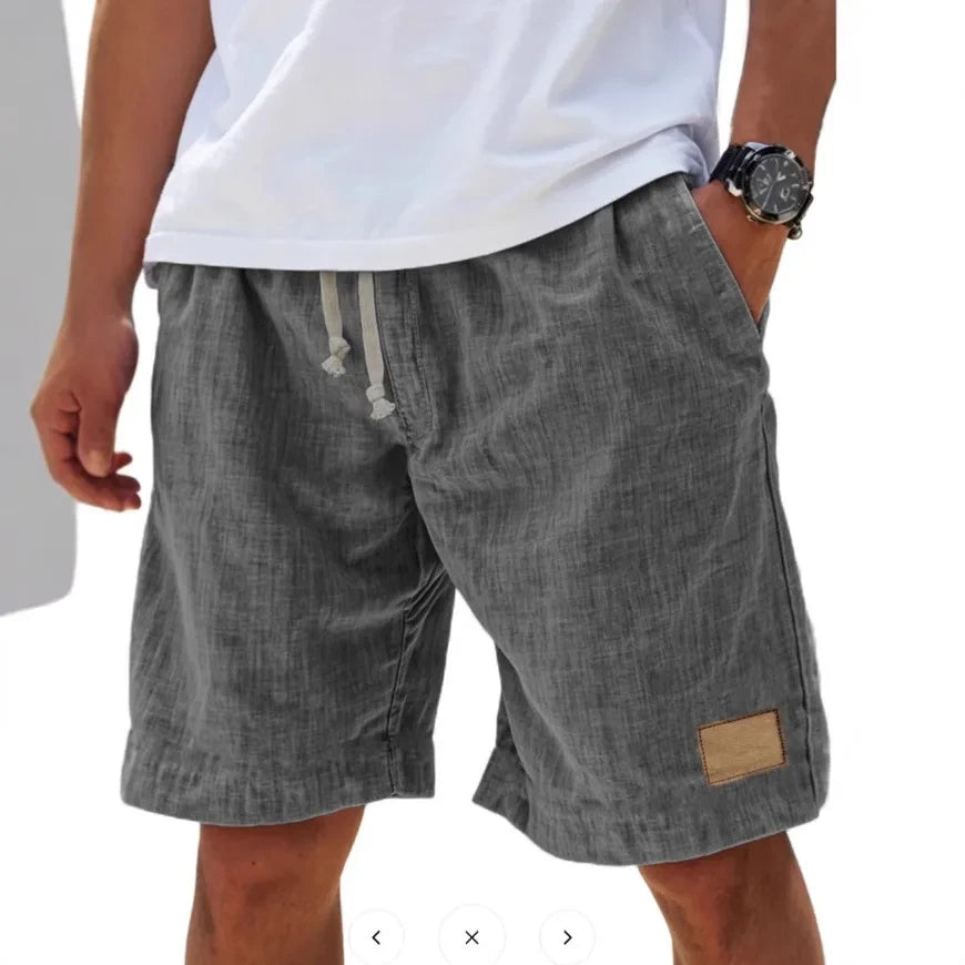 Retro Linen Shorts