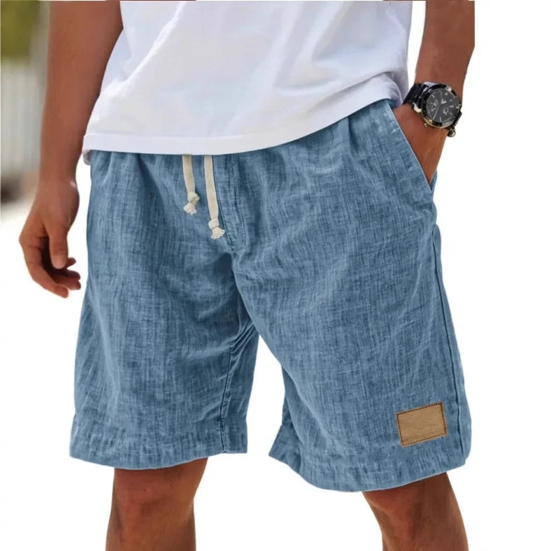 Retro Linen Shorts