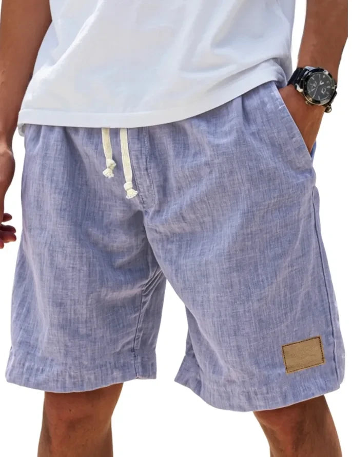 Retro Linen Shorts