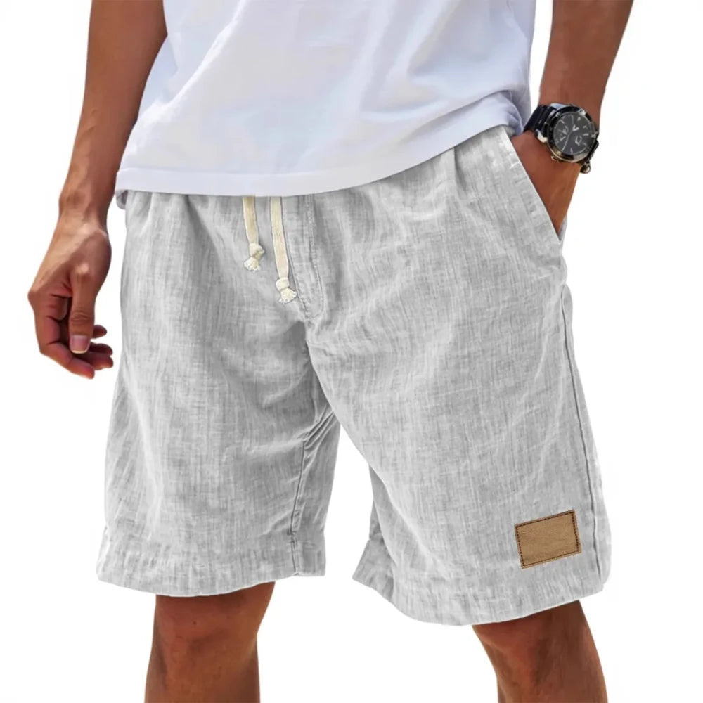 Retro Linen Shorts