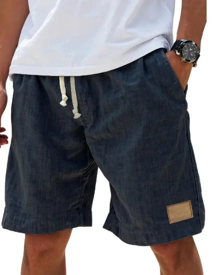 Retro Linen Shorts