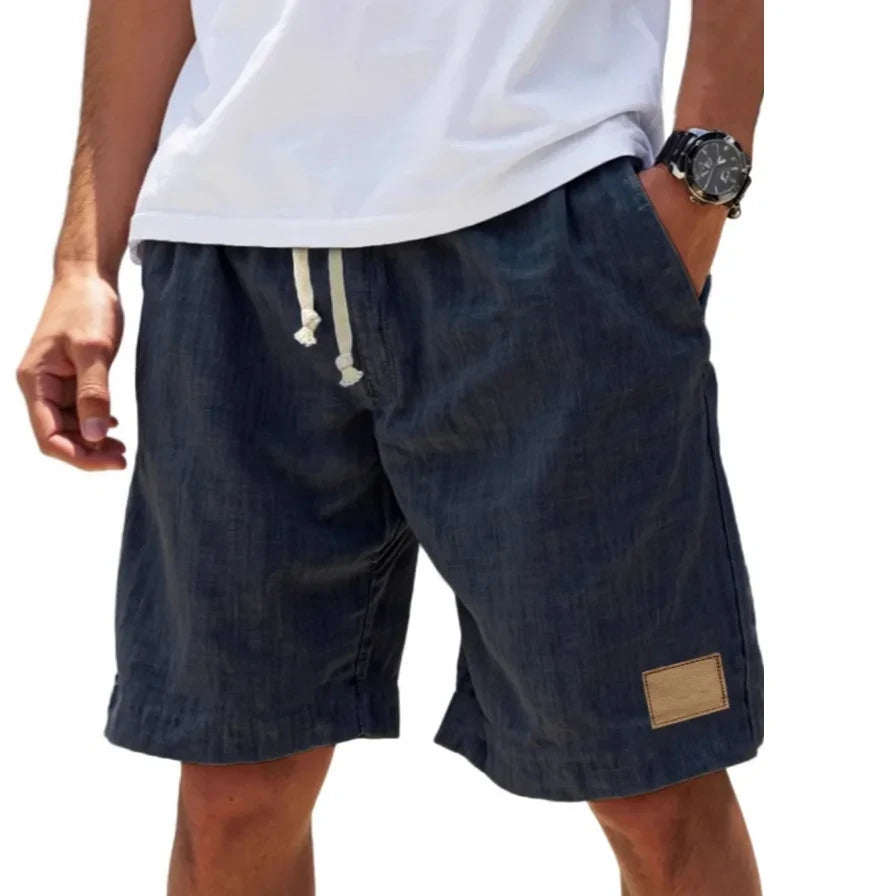 Retro Linen Shorts