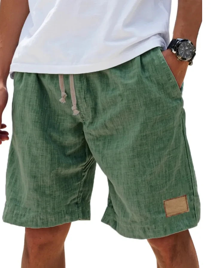 Retro Linen Shorts
