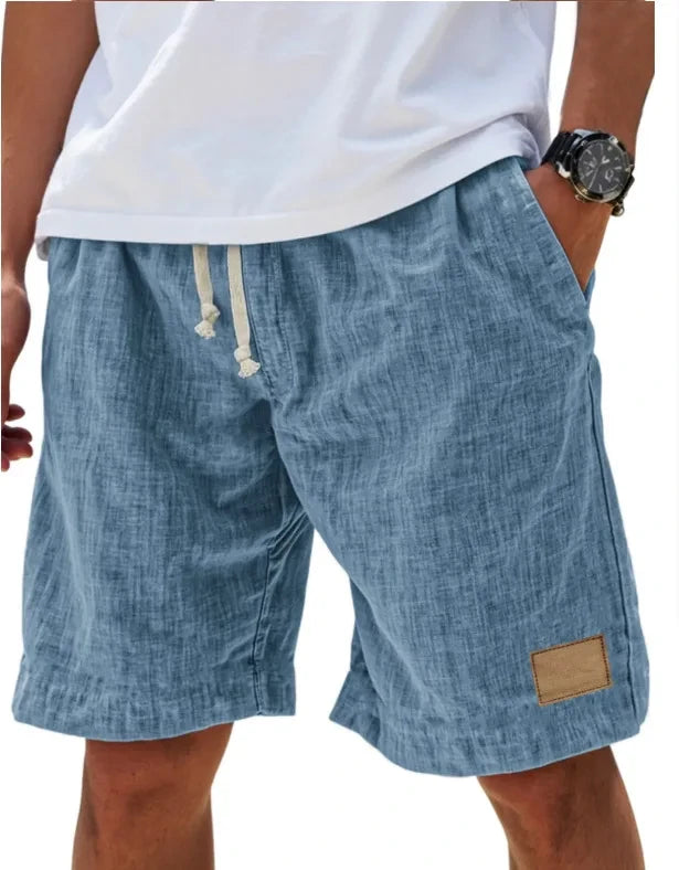 Retro Linen Shorts