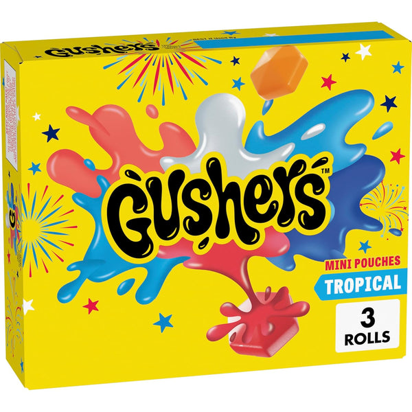 Tropical Gushers Snack Pouches Pack