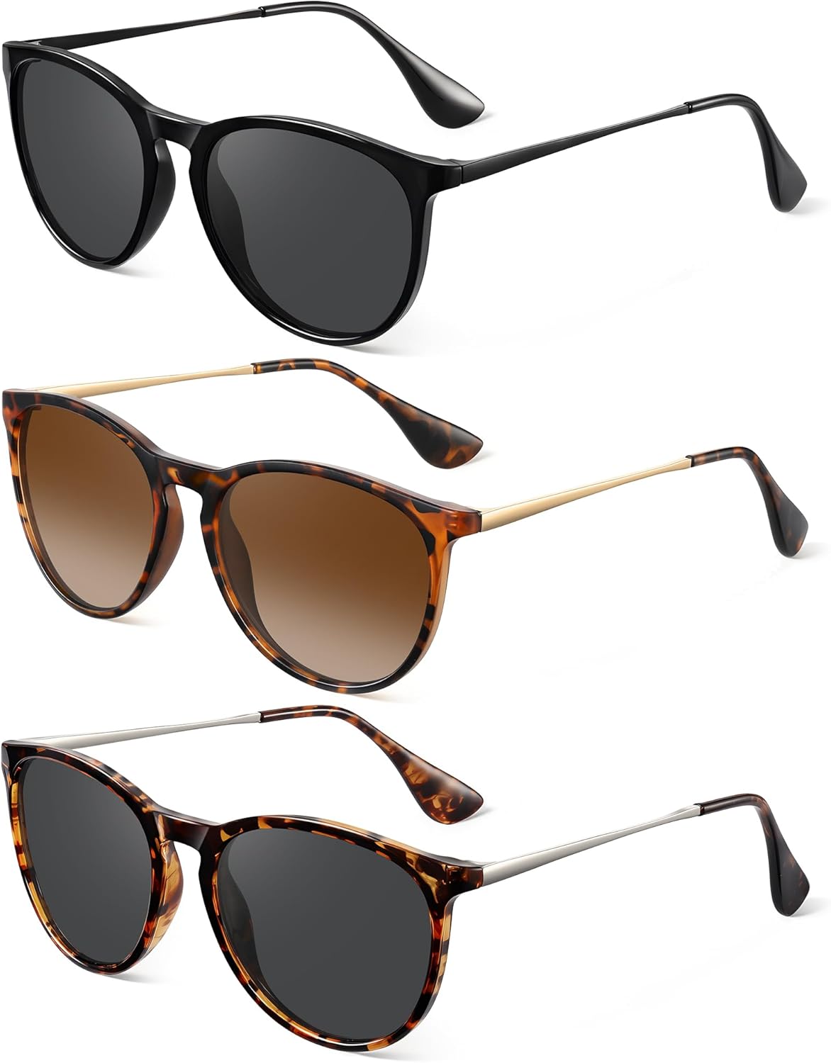 Vintage Round Retro Sun Glasses