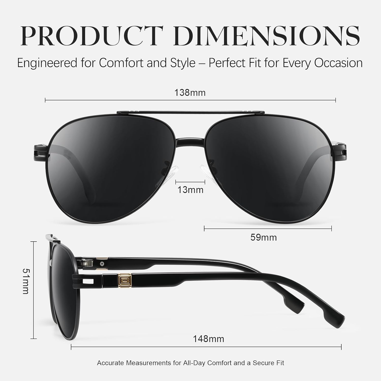 Classic Polarized Pilot Shades